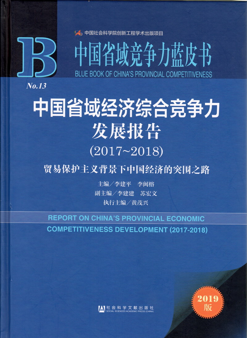 大黑吊内射女人中国省域经济综合竞争力发展报告（2017-2018）